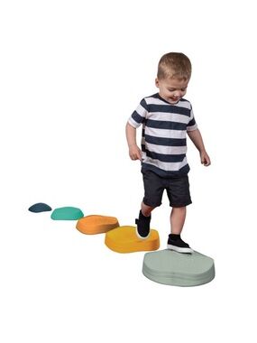 Playtopia Stacking NWT Stepping Stones Play Equipment - 5pc: Creative Thinking